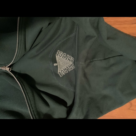 Palace waffle green hoodie - Picture 2 of 3